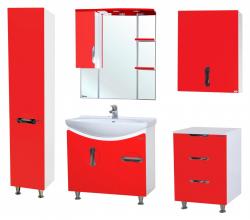 Мебель для ванной Bellezza Лагуна 75 красная